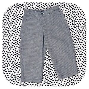 VTG Lee Jeans Womens Houndstooth high waisted Bermuda shorts